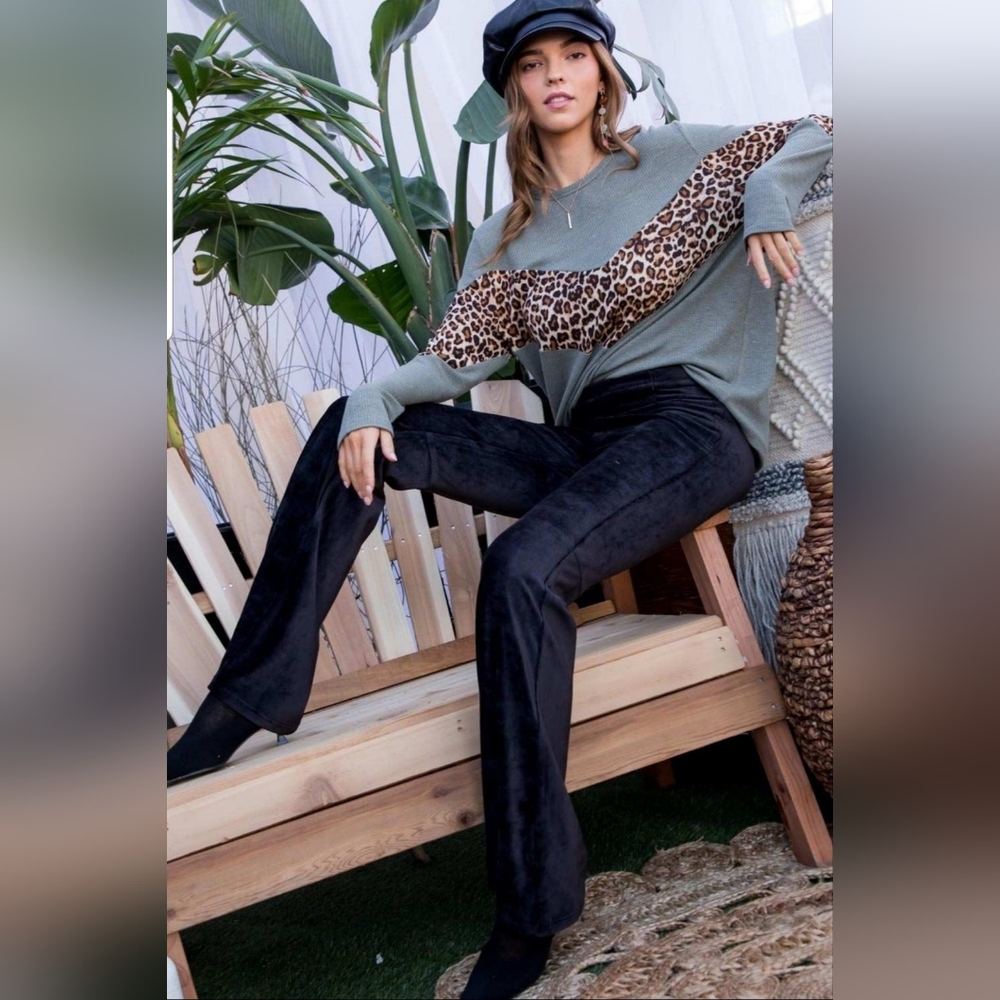 Black Velvet Women's Pants